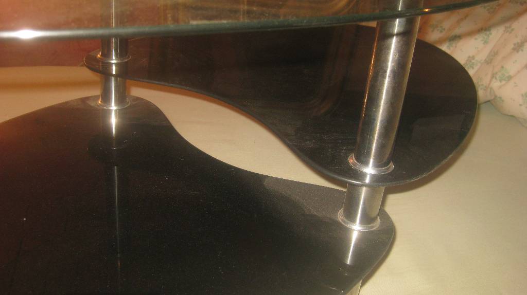 Table basse verre 70' | Puces Privées