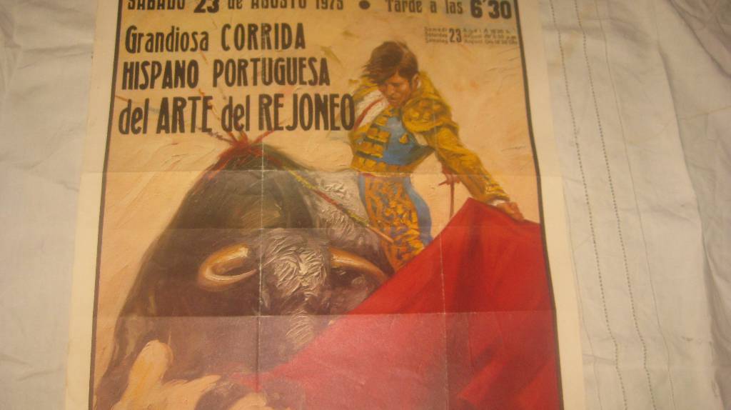 Affiche corrida année 1975 | Puces Privées