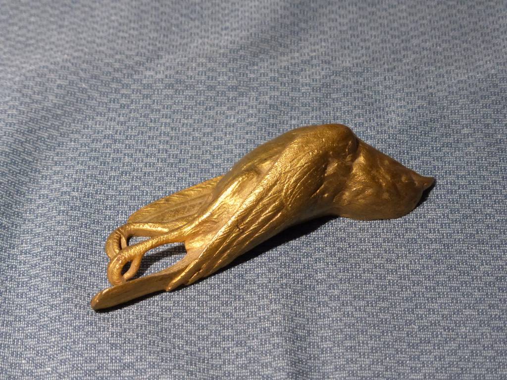 No - 14 - Bronze animalier, petit oiseau début xxème siècle . | Puces Privées