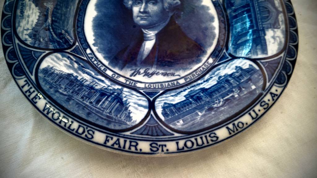 ASSIETTE COMMEMORATIVE DE LA PRESIDENCE DE THOMAS JEFFERSON | Puces Privées