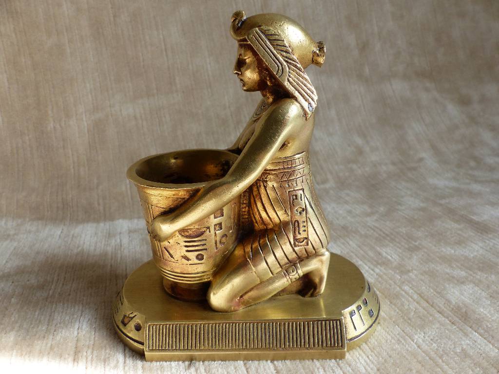 No - 297 - Bronze l'égyptienne formant pyrogène | Puces Privées