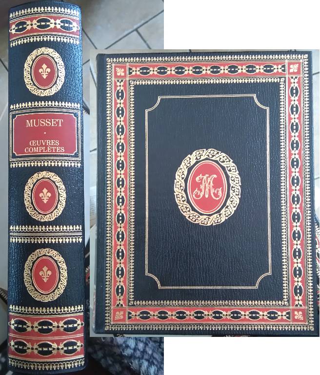 Livre Rare OEUVRES COMPLETES de MUSSET | Puces Privées