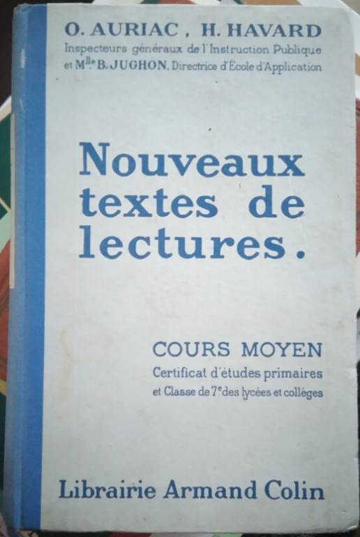Livre ancien NOUVEAUX TEXTES DE LECTURES CM 1936 | Puces Privées