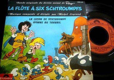 45T - LA FLÛTE À SIX SCHTROUMPFS | Puces Privées