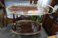 Table De Service A Roulette / Plateaux / Bar Roulant Vintage / Desserte | Puces Privées