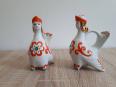 Porcelaine Russe salière poivriere | Puces Privées