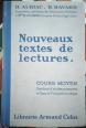 Livre ancien NOUVEAUX TEXTES DE LECTURES CM 1936 | Puces Privées