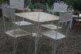 table et chaises de jardins | Puces Privées