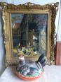 No - 307 - Poule en porcelaine polychrome sur son nid | Puces Privées