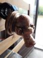 Moule tête de poupée ancienne cuivre | Puces Privées