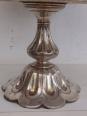 Coupe à fruits Tazza avec base en argent et décor grec - Argent 833 - Pays-Bas - 1864 | Puces Privées
