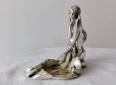 Statue - Femme nue aux cheveux longs  - Argent laminé - Italie - 1950-1999 | Puces Privées
