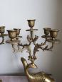 Paire de lustres avec tentes - Bronze | Puces Privées