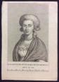 Élisabeth de France Soeur du roi Louis XVI gravure d'émigré C 1795 Très rare ! | Puces Privées