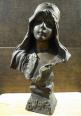 Buste de jeune femme en bronze | Puces Privées