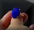 Bague or , lapis lazuli | Puces Privées