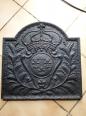 Plaque de cheminée style Louis XIV aux armes de France | Puces Privées