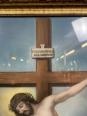 École Française du XIXeme  Magnifique pastel figurant le Christ en croix  situé et daté 1896 | Puces Privées