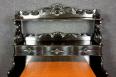 Magnifique bureau bonheur du jour Boulle époque Napoléon III de forme violonée en bois noirci | Puces Privées