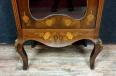 Magnifique bibliothéque d'apparat Louis XV en marqueterie de bois précieux | Puces Privées