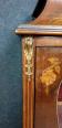 Magnifique bibliothéque d'apparat Louis XV en marqueterie de bois précieux | Puces Privées
