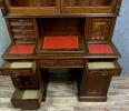 Splendide bureau bibliothéque a fonctions multiples époque Napoléon III en acajou | Puces Privées