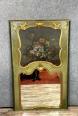 Très important miroir trumeau Louis XV en bois doré et laqué vers 1850 | Puces Privées