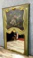 Très important miroir trumeau Louis XV en bois doré et laqué vers 1850 | Puces Privées