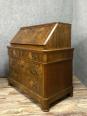 Magnifique commode scriban époque Louis Philippe en ronce de noyer vers 1830 | Puces Privées