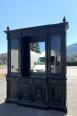 Monumentale bibliothéque de Château Renaissance en bois noirci | Puces Privées