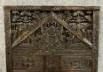 Asie XIXeme  Rare paire de grands panneaux de boiserie en bois exotique entièrement sculptés | Puces Privées