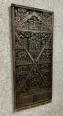 Asie XIXeme  Rare paire de grands panneaux de boiserie en bois exotique entièrement sculptés | Puces Privées