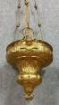 Rare pendant de lustres d’église en bronze et laiton doré époque Napoléon III | Puces Privées