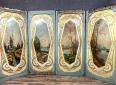Rare série de 5 grands panneaux de ciel de Carrousel ( manège de chevaux ) époque Art Nouveau | Puces Privées