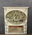 Très important miroir de boiserie en trumeau époque Louis XVI en bois laqué vers 1780 | Puces Privées
