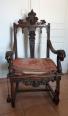 chaise château style Henri II, époque NIII | Puces Privées
