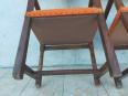 Paire de fauteuils rustiques en noyer | Puces Privées