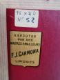 No -  527 - D'après Manet , bel émail par J F Carmona maître émailleur à Limoges France | Puces Privées