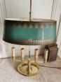 No - 531 - Lampe bouillotte en bronze doré de style Restauration époque XXème | Puces Privées
