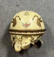 couronne de lit époque Empire en cuir peint et bois doré vers 1810 | Puces Privées