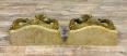 paire de consoles louis XV galbées en bois doré vers 1850-1900 | Puces Privées