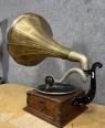 Gramophone français en état de marche vers 1900 | Puces Privées