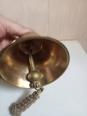 cloche en bronze doré a fixer hauteur 11 cm diamètre 10 cm | Puces Privées