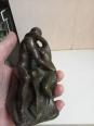 reproduction bronze statue le baiser de rodin hauteur 13 cm x 7 cm | Puces Privées