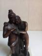 Sculpture statue en bronze reproduction amour et psyché hauteur 17 cm | Puces Privées