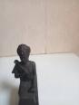 Sculpture statue en bronze reproduction ramses II hauteur 12,5 cm | Puces Privées