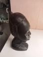 statuette africaine art africain hauteur 19 cm x 8 cm | Puces Privées
