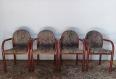 Suite de 4 chaises vintage 1960 Baumann | Puces Privées