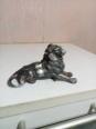 statuette lion en alu XIXème longueur 11 cm Hauteur 7 cm | Puces Privées