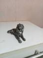statuette lion en alu XIXème longueur 11 cm Hauteur 7 cm | Puces Privées
